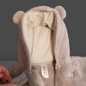 Fuzzy Sherpa Bear Suit 🐻 Pram Suit | Carter's ⭐ 3-6 months